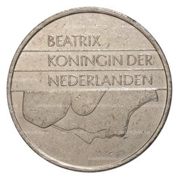 Монета 1 гульден 1994 года