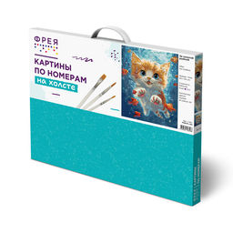 ФРЕЯ PNB/PL-351 Набор для раскрашивания по номерам 50 х 40 см За золотой рыбкой