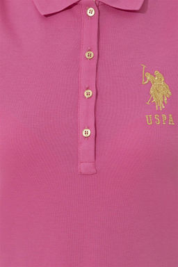 Женское розовое вязаное платье - U.s. polo assn фото 11