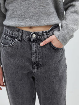 Mom Fit Kad?n Jean Pantolon