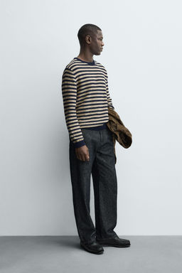 STRIPED JACQUARD SWEATER - Zara фото 4