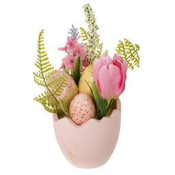 Цветочная композиция "Пасхальная", L10 W10 H17 см