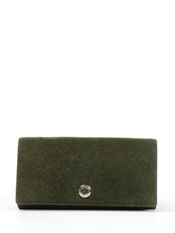 LACCOMA кошелек LA-1071-Z-темно-зеленый натуральная замша