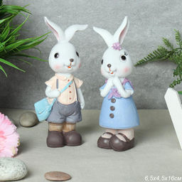 Фигурка Кролик 2 штуки набор 16,5 см / 9777 /уп 60/652827 - Галеонтрейд фото 6