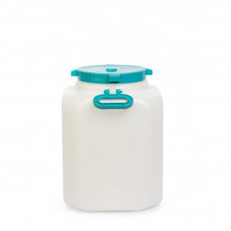 Канистра-Бочка 40л. прям. (горл. 215мм) с навесными ручками М680