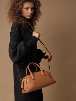 Кожаная сумка Kandys DBR 31206 светлый орех фото 2