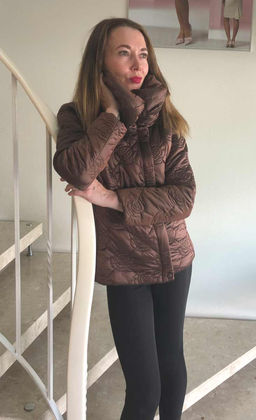 Куртка, шоколадная - Ashley brooke фото 6