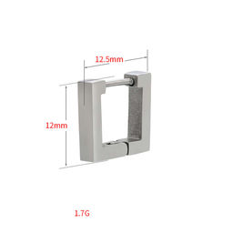 Серьги с замком кольцо арт. 13 1550 (id 254853) - Rada фото 2