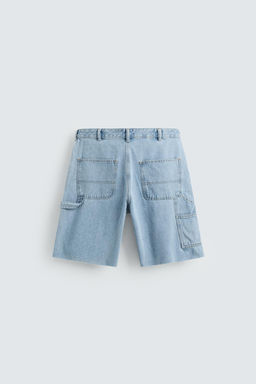CARPENTER POCKET DENIM BERMUDA SHORTS - Zara фото 34