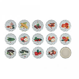 Крышка Твист III-58 Карусель, для бытового консервирования, винтовая, жесть электролитического лужения s0,20мм, лак, литография, ТУ 9299-001-03965353-2020, упаковка: термоусадочная пленка (Россия) - Домашняя мода фото 2