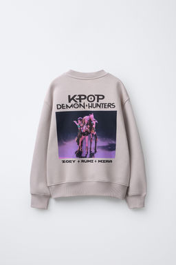 KPOP DEMON HUNTERS NETFLIX  PRINTED SWEATSHIRT - Zara фото 6