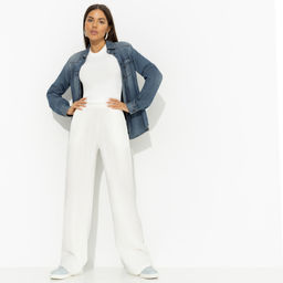 Брюки из жатки на резинке, Пленительная легкость - Charutti фото 5