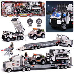 Набор машин "Военная техника" в коробке