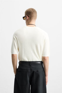 TEXTURED KNIT T-SHIRT - Zara фото 3