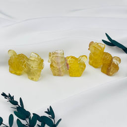 Фигурка резная "Дракон" из Флюорита