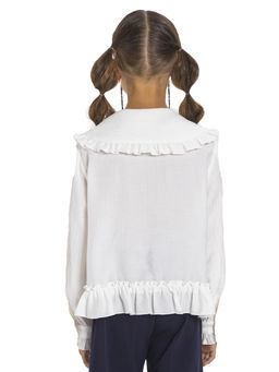 Школьная блузка для девочки О77017 - Карамелли фото 6