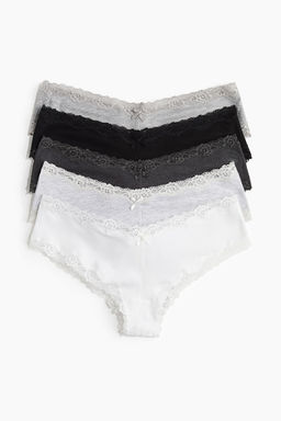 Pack de 5 bragas Hipster