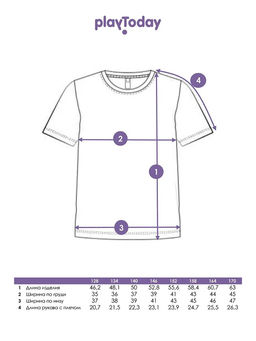 PlayToday / Футболка для девочки  фото 9