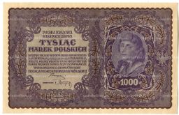 Банкнота 1000 марок 1919 года Польша