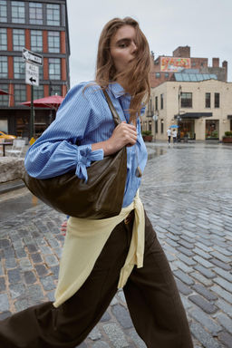 POPLIN SHIRT WITH TIES - Zara фото 2