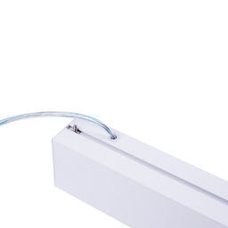 ULO-K19A 40W/4000K/Z40-160 IP40 WHITE Светильник линейный светодиодный подвесной. Зигзагообразный, профиль 50х70мм. Белый свет (4000K). 4000Лм. Алюминий. Цвет белый. TM Uniel