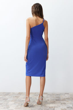 Saks Vucuda Oturan Pencere/Cut Out Detayl? Orme S?k Abiye Elbise TPRSS24EL00145 - Trendyolmilla фото 6