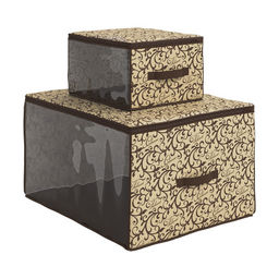 Набор кофров для хранения 2 шт., большой, 60*50*35 см, малый 35*30*20 см, CLASSIC, шт
