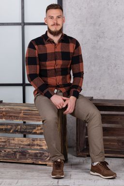 рубашка 
 17.Kimmens-KAHVE  фото 10