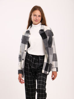 Рубашка Гранж коричневая клетка - Ладошки фото 71