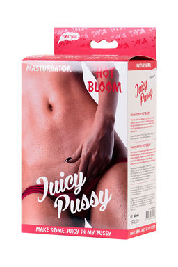 Мастурбатор реалистичный TOYFA Juicy Pussy Hot Bloom, вагина, TPR, телесный, 15 см  фото 4