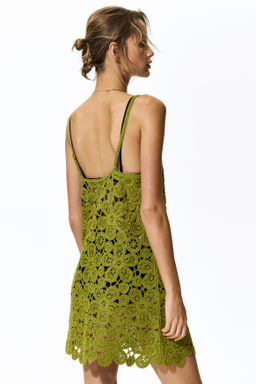 Minivestido efecto crochet - H&m фото 5