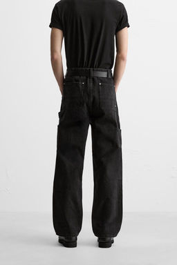 CARPENTER STRAIGHT-LEG JEANS - Zara фото 13