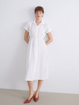 Modal Kar???ml? G?mlek Elbise