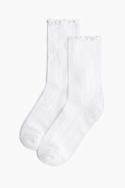 Pack de 3 calcetines en punto pointelle - H&m фото 2