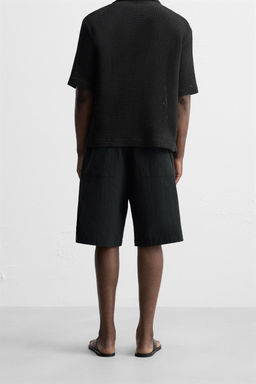 RELAXED FIT COTTON BERMUDA SHORTS - Zara фото 16