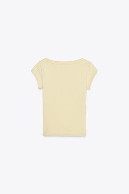 ROUND NECK T-SHIRT - Zara фото 21