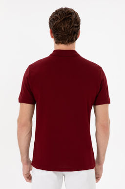 Erkek Slim Fit Polo Yaka Bordo Basic Ti__rt Sepette S_rpriz _ndirim - U.s. polo assn фото 12