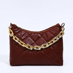 Сумка кросс-боди на молнии, цвет коричневый