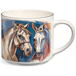 КРУЖКА LEFARD HORSE ЗОЛОТО 500МЛ