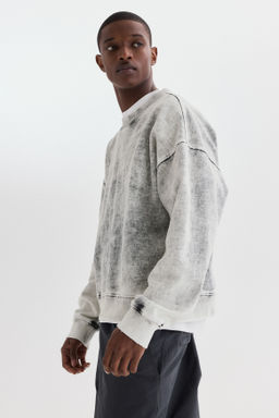 Sudadera efecto lavado Oversized Fit - H&m фото 3