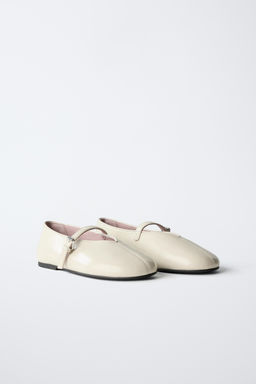 PATENT BALLET FLATS - Zara фото 2
