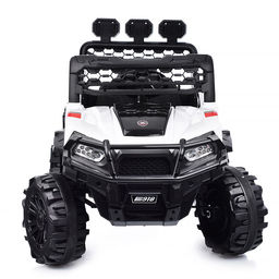 Электромобиль "Багги лайт" с р/у управлением, четырехколесный, двухместный, двойной привод (белый)