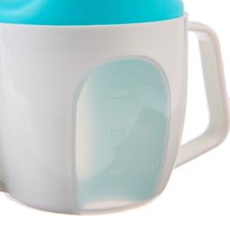 Тренировочный Поильник - чашечка 2в1, 150 мл., твердый носик, цвет голубой - Крошка я фото 3