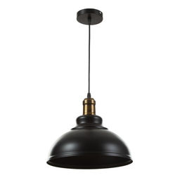 Светильник BayerLux Подвес «Спул» 1×40 Вт E27 черный 29×29×125 см