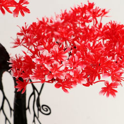 Бонсай искусственный в горшке «Деревце пышное», 10×23 см, МИКС