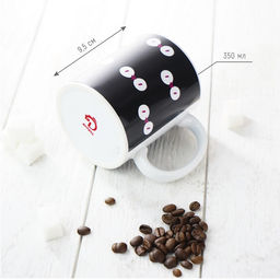 Кружка-хамелеон керамическая Доляна Совы, 350 мл  фото 3