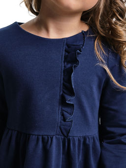 Платье для девочки UD 2576 синий - Mini maxi фото 2