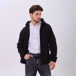 RODOS Толстовка на молнии мужская флис М-322 Черный  фото 12