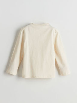 Bisiklet Yaka Bask?l? Erkek Bebek Ti??rt