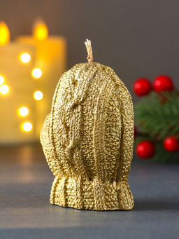 Свеча декоративная Варежка, лак золото - Simaland фото 4